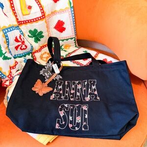 Anna Sui x Old Navy - Tote Bag, Black Jack